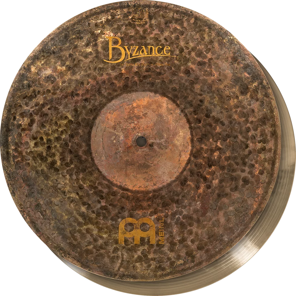 Meinl Byzance Extra Dry 14" Medium Hi Hat Cymbals B14EDMH