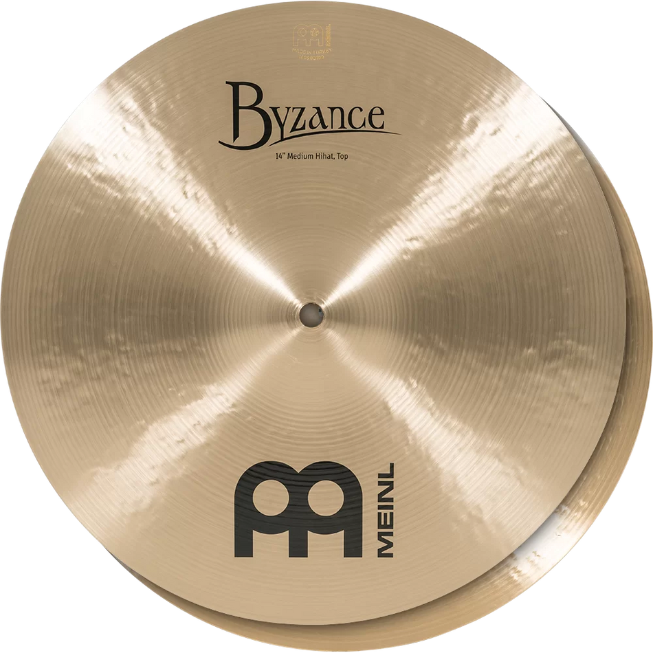 Meinl Byzance Traditional 14" Medium Hi-Hat Cymbals B14MH
