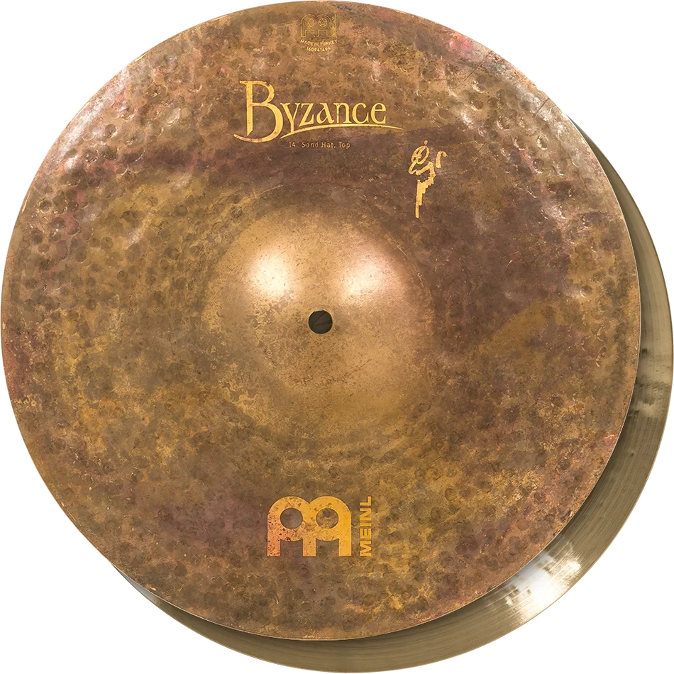 Meinl Byzance Vintage 14" Sand Hi-Hat Cymbal - Benny Greb Signature Model - B14SAH