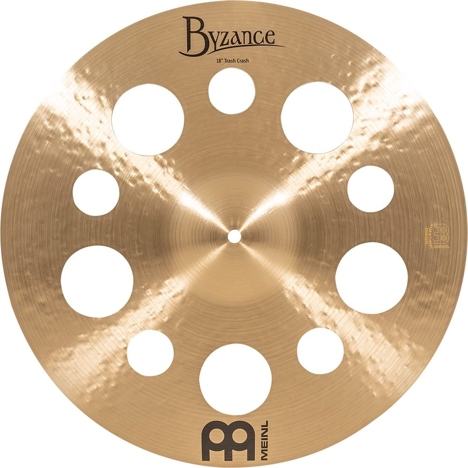 Meinl Byzance Traditional 18 inch Trash Crash Cymbal B18TTRC - Into Music Store