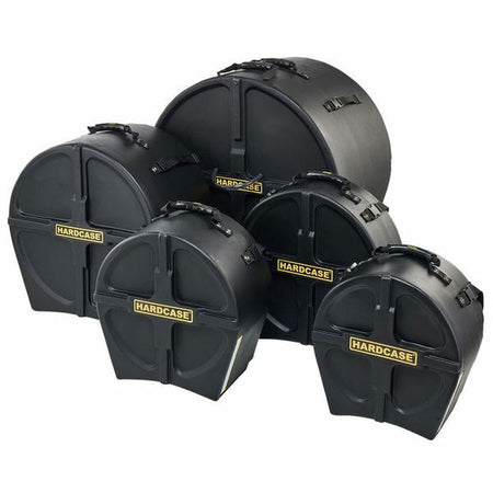 HARDCASE Drum Kit Cases Standard Set 22", 16", 13", 12" + 14" Snare - Into Music Store