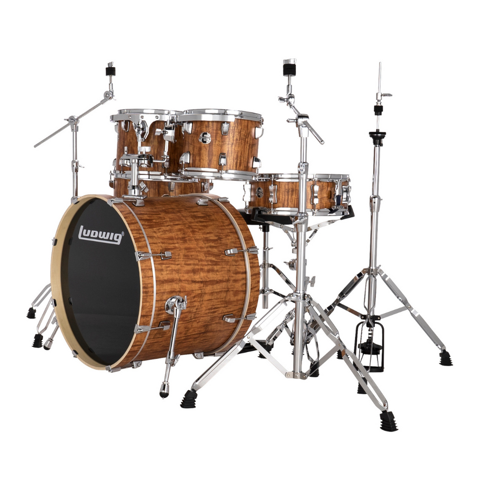 Ludwig Evolution Downbeat Drum Kit Shell Pack | 6pc 22" - Cherry
