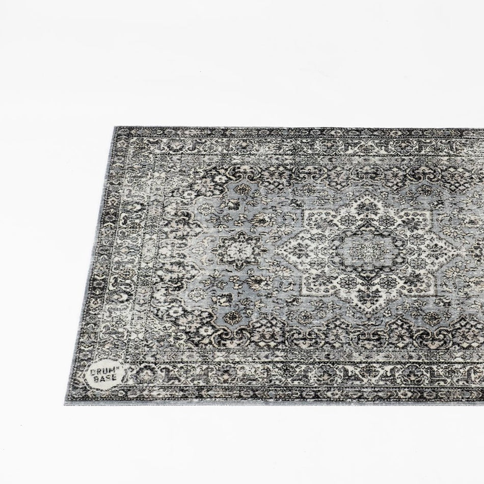 DRUM N BASE VINTAGE PERSIAN STAGE RUG – GREY - Into Music Store