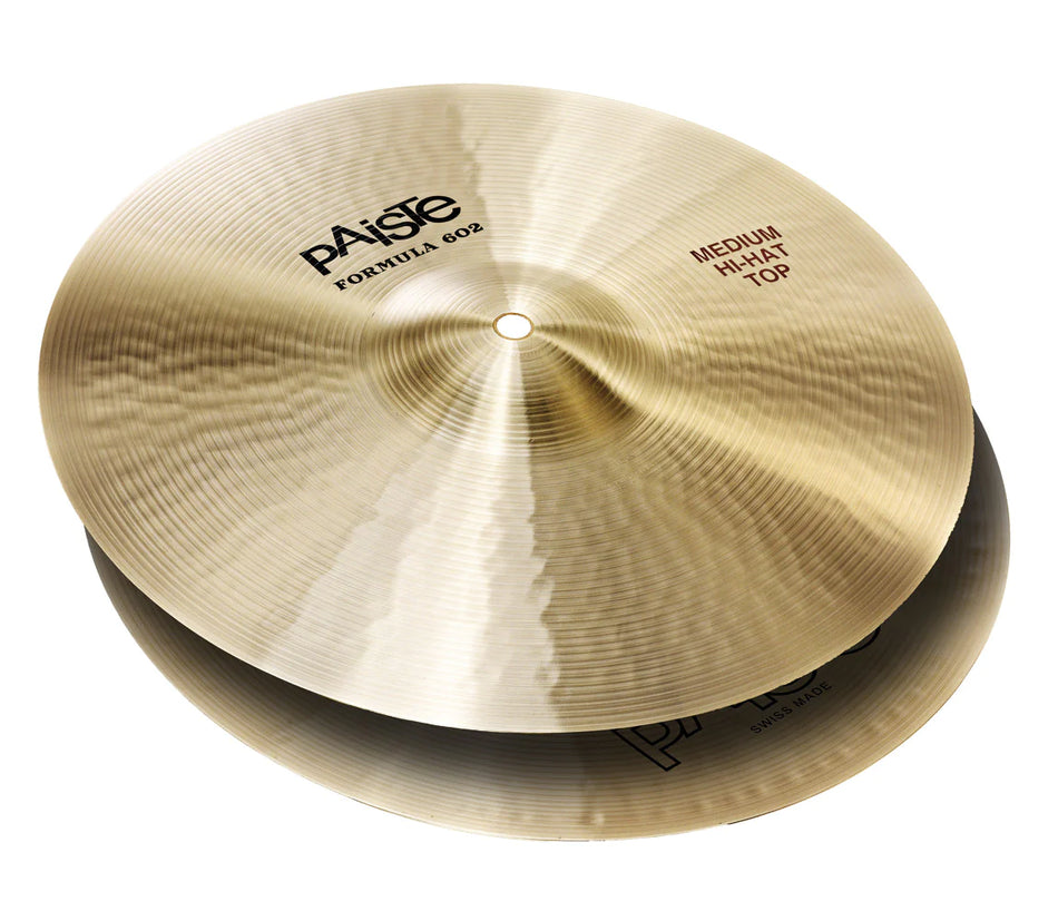 Paiste Formula 602 Classic Medium Hi Hat Cymbals 14"