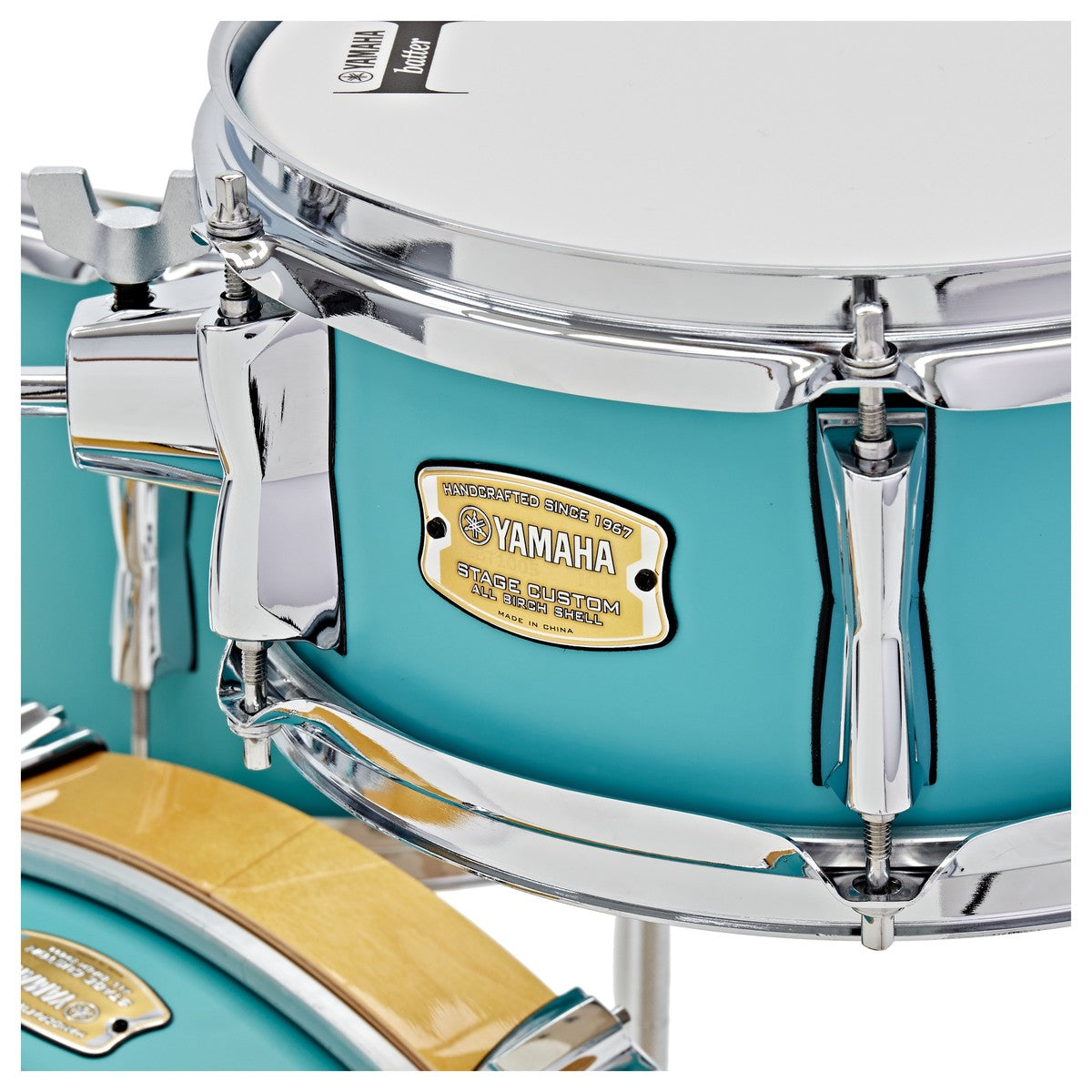 Yamaha Stage Custom Hip Drum Kit | 4pc 20" – Matte Surf Green - Into Music Store