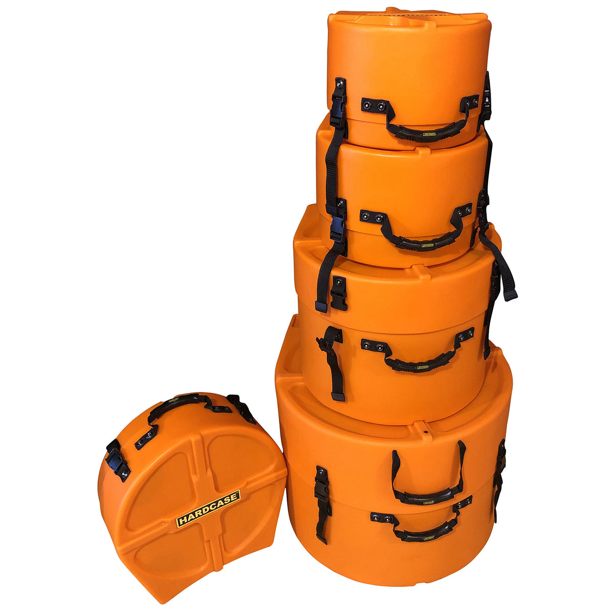 HARDCASE Drum Kit Cases Standard Set 22", 16", 13", 12" + 14" Snare - Into Music Store