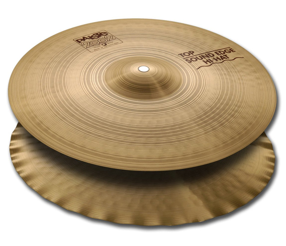 Paiste 2002 Sound Edge Hi Hat Cymbals 15"