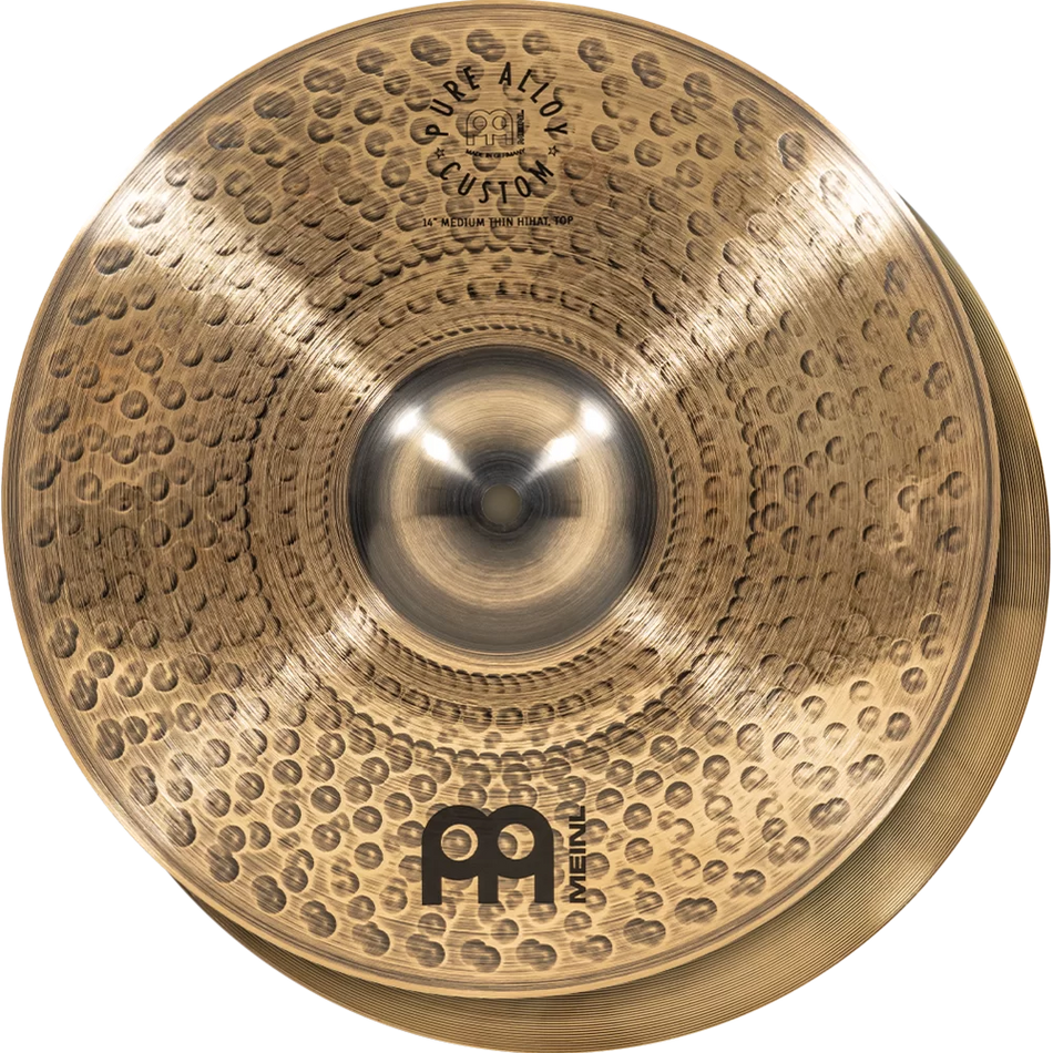 Meinl Pure Alloy Custom 14" Medium Thin Hi-Hats PAC14MTH