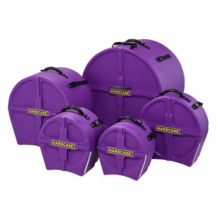HARDCASE Drum Kit Cases Fusion Set 20", 14", 12", 10" + 14" Snare - Into Music Store