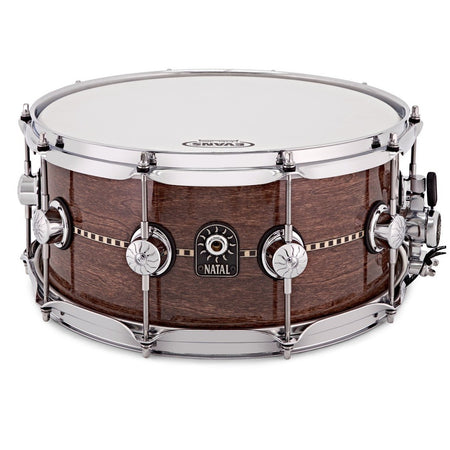 Natal Cafe Racer Snare Drum | 14 × 6.5" – Gloss Inlay - Into Music Store