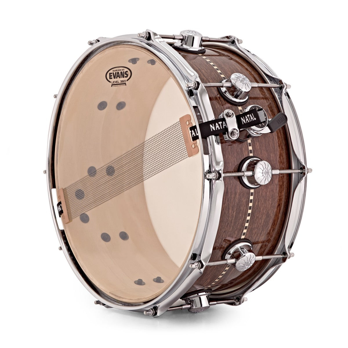 Natal Cafe Racer Snare Drum | 14 × 6.5" – Gloss Inlay - Into Music Store