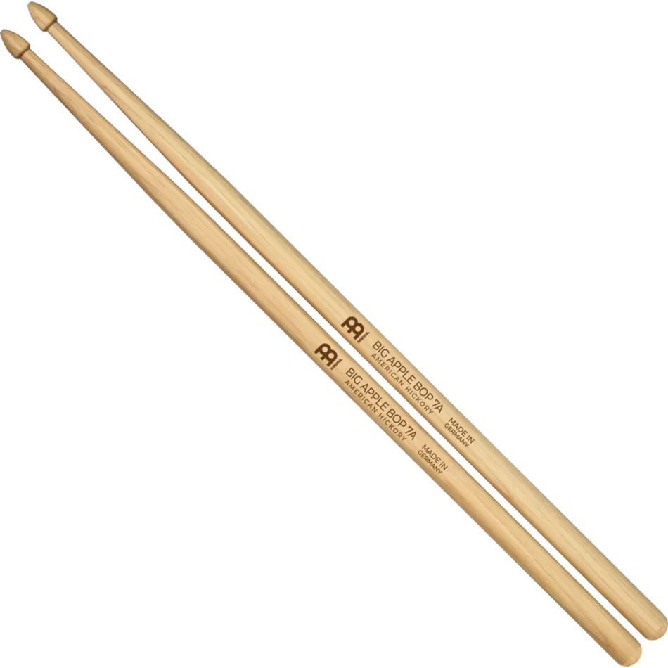 Meinl Big Apple Bop 7A Hickory Wood Tip Drumsticks SB111