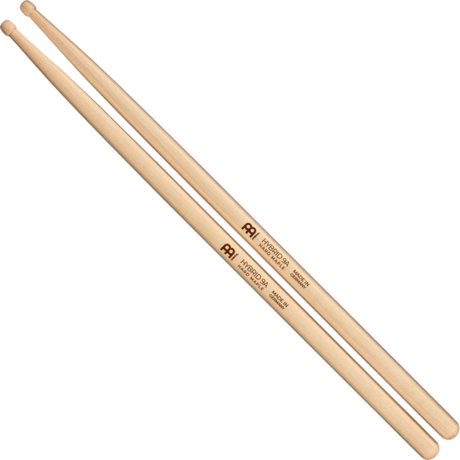 Meinl Hybrid 9A Maple Wood Tip Drumsticks SB137