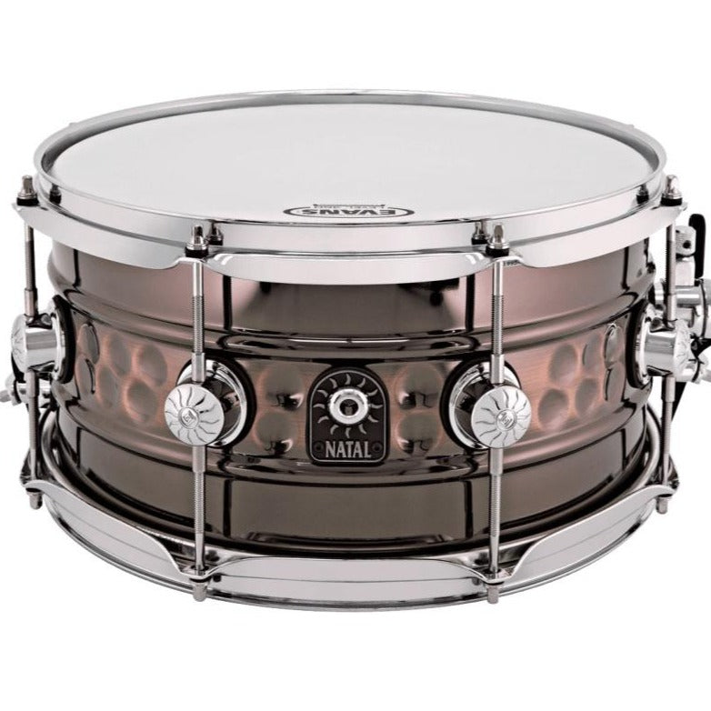 Natal Cafe Racer Snare Drum | 13 x 7" - Beaded Steel - Into Music Store
