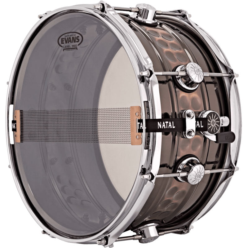 Natal Cafe Racer Snare Drum | 13 x 7" - Beaded Steel - Into Music Store