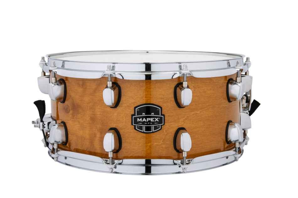 Mapex MPX Maple/Poplar Hybrid Shell Snare Drum Black 14x6.5"