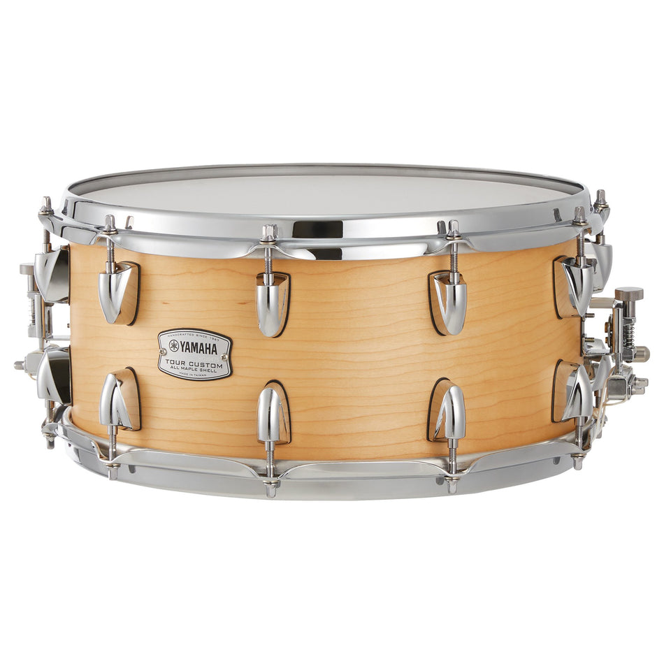 Yamaha Tour Custom Maple Snare Drum | 14 x 6.5" - Butterscotch Satin