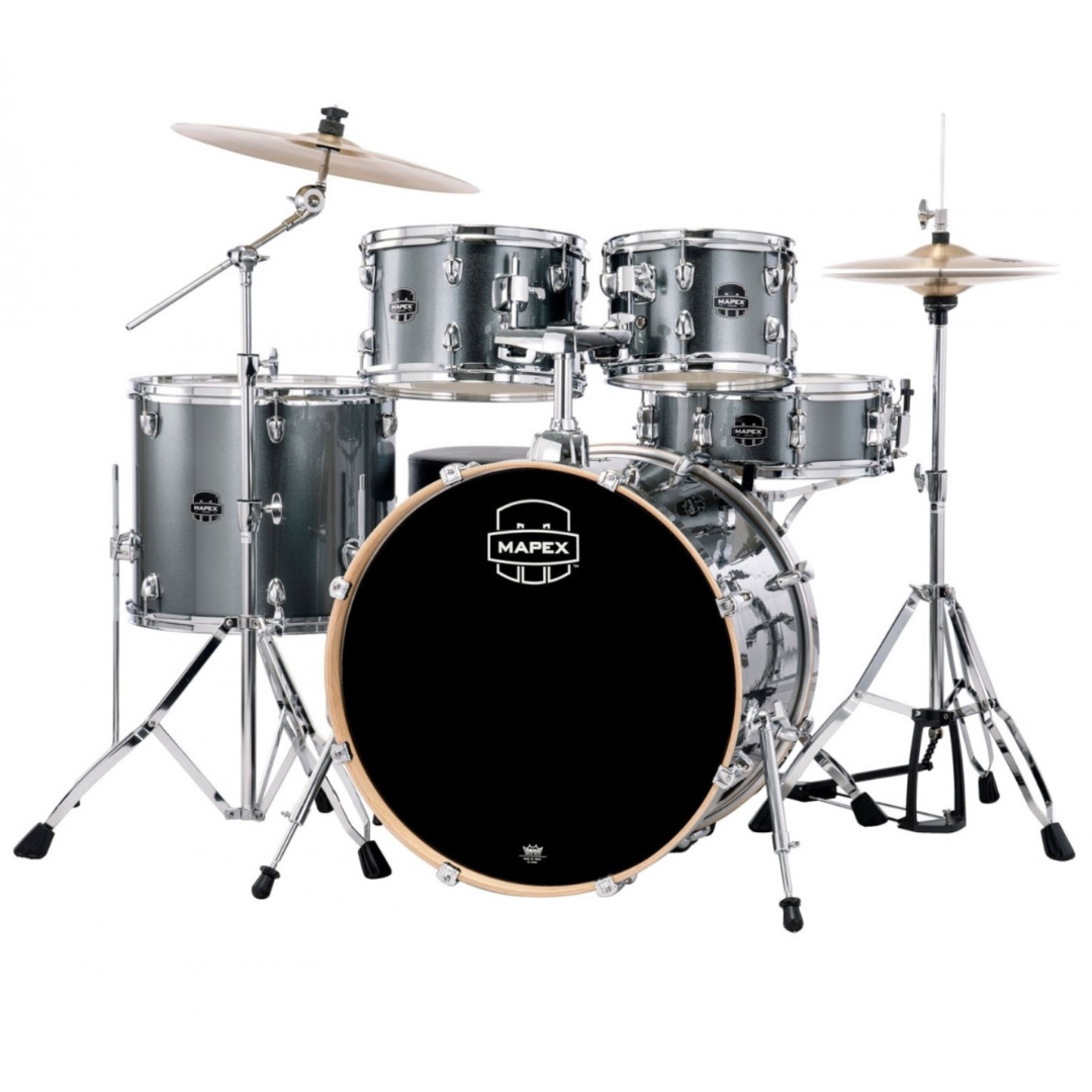 Mapex Venus Drum Kit Shell Pack | 5pc 20/22" - Metallic Steel Blue - Into Music Store