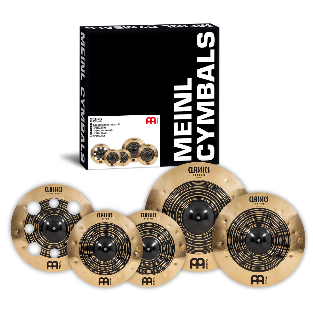 Meinl Classics Custom Dual Expanded Cymbal Set - 14h, 16trc, 18c, 20r - Into Music Store