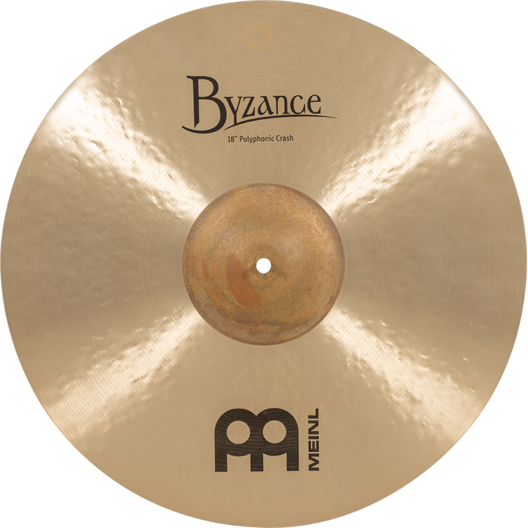 Meinl Byzance Traditional 18 inch Polyphonic Crash Cymbal B18POC - Into Music Store