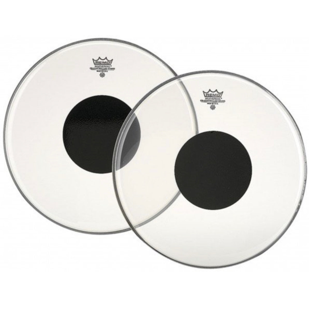 Remo Controlled Sound Clear w/ Black Dot | 10" - Into Music Store