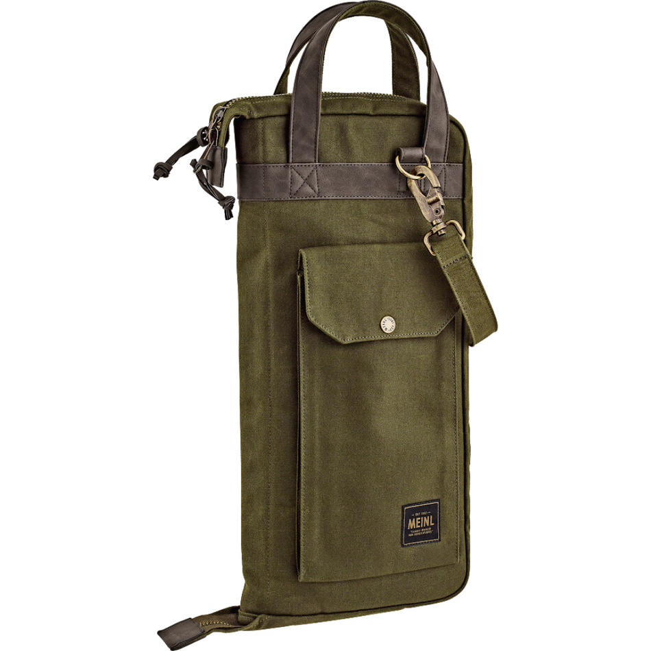 Meinl Waxed Canvas Drumstick Bag - Forest Green - Into Music Store