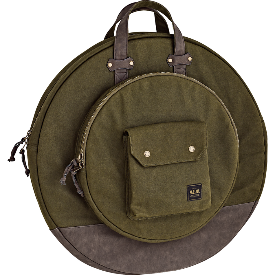 Meinl Waxed Canvas Cymbal Bag - Forest Green - Into Music Store