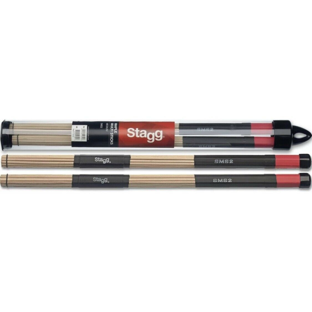 Stagg Drum Rods / Sticks - Maple Medium - SMS2 - Into Music Store