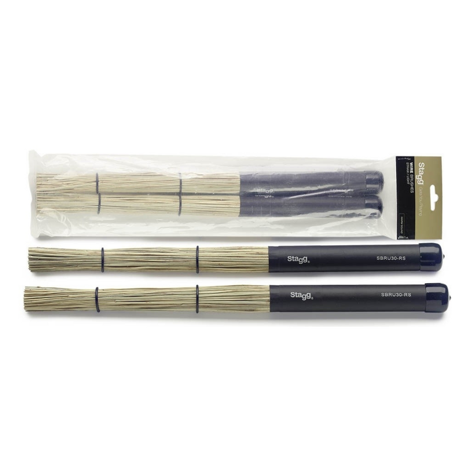 Stagg Straw Brushes SBRU30-RS - Into Music Store