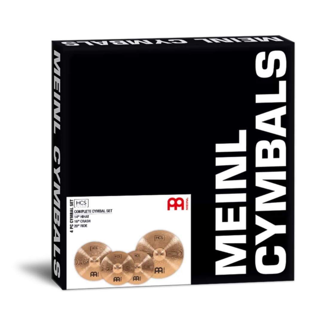 Meinl HCS Bronze Complete Cymbal Set | 14" Hi-Hats, 16" Crash, 20" Ride - HCSB141620 - Into Music Store