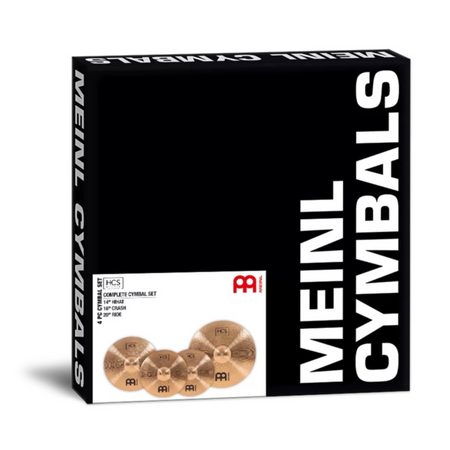 Meinl HCS Bronze Complete Cymbal Set | 14" Hi-Hats, 16" Crash, 20" Ride - HCSB141620 - Into Music Store