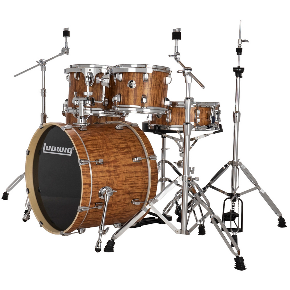 Ludwig Evolution Downbeat Drum Kit Shell Pack | 5pc 20/22" - Cherry