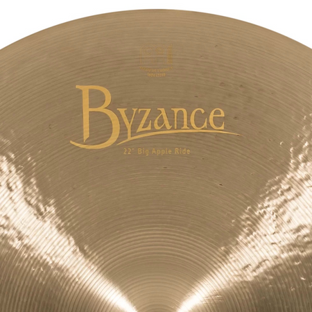 Meinl Byzance Jazz 22" Big Apple Ride Cymbal | B22JBAR - Into Music Store