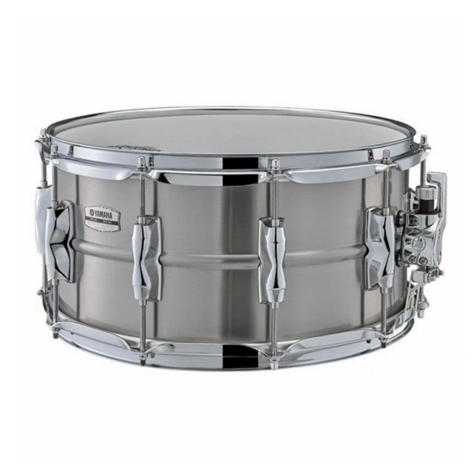 Yamaha Recording Custom Steel Snare Drum | 14 x 7" - w/ Free Protection Racket Case - Into Music Store