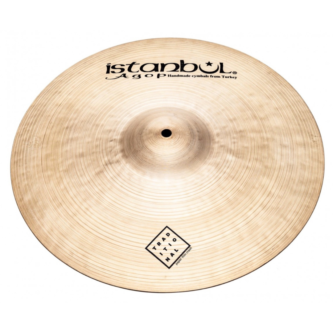 Istanbul Agop 17" Traditional Paper Thin Crash Cymbal | IPTC17 - Into Music Store