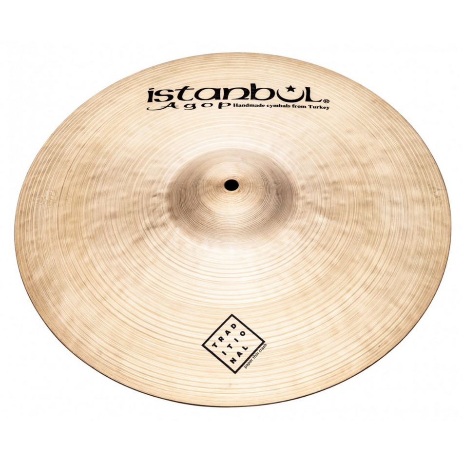 Istanbul Agop 17" Traditional Paper Thin Crash Cymbal | IPTC17 - Into Music Store