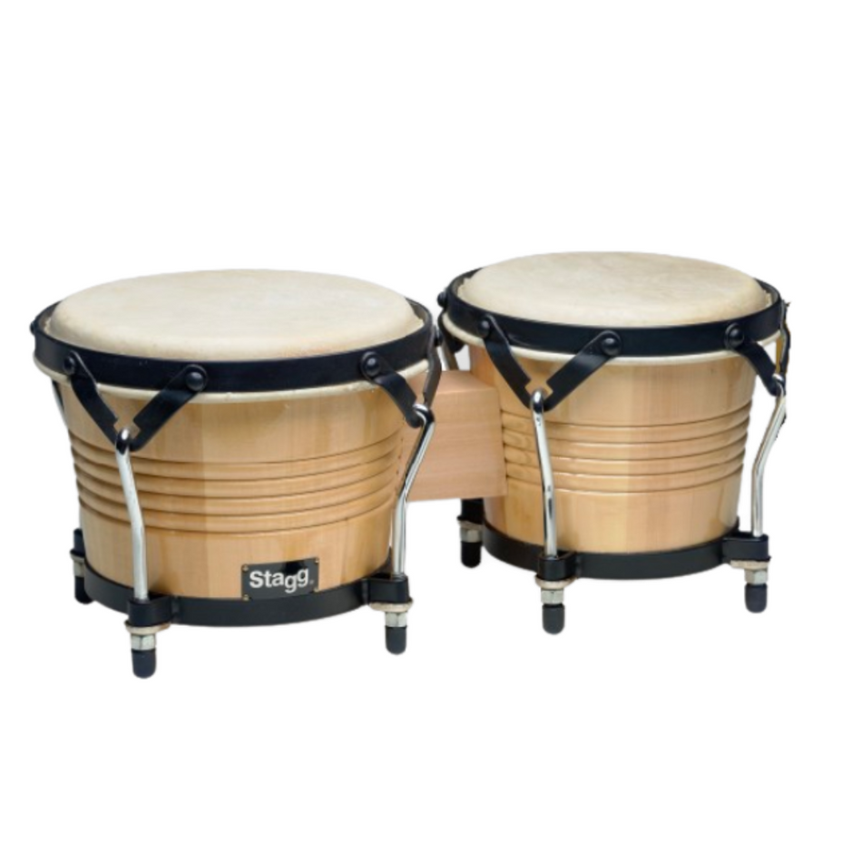 Stagg Natural Bongos | BW-100-N - Into Music Store