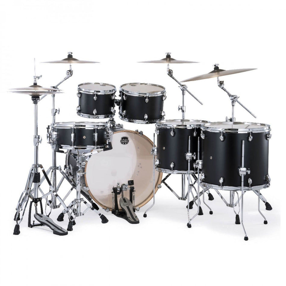 Mapex Mars Maple "Studioease" Drum Kit Shell Pack - Matte Black