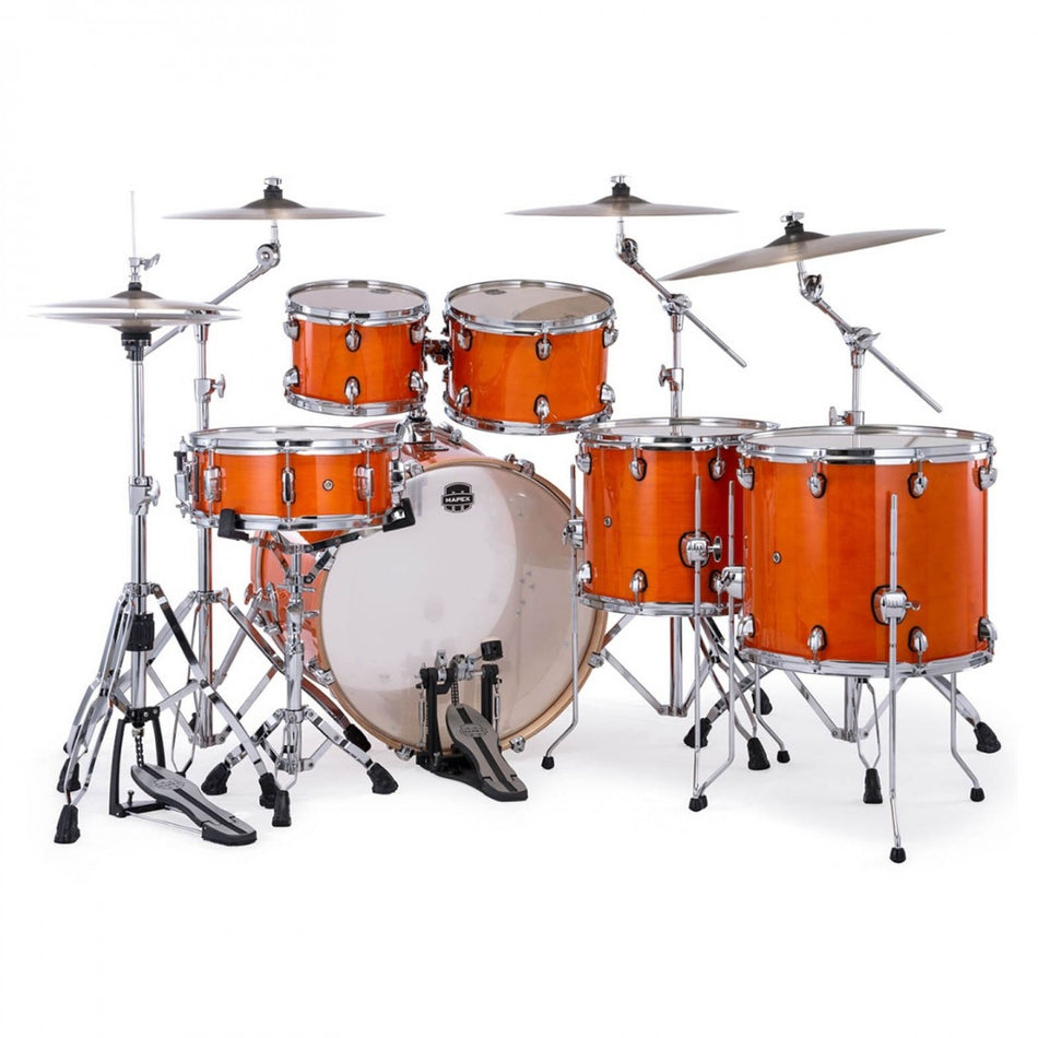 Mapex Mars Maple "Studioease" Drum Kit Shell Pack - Gloss Amber