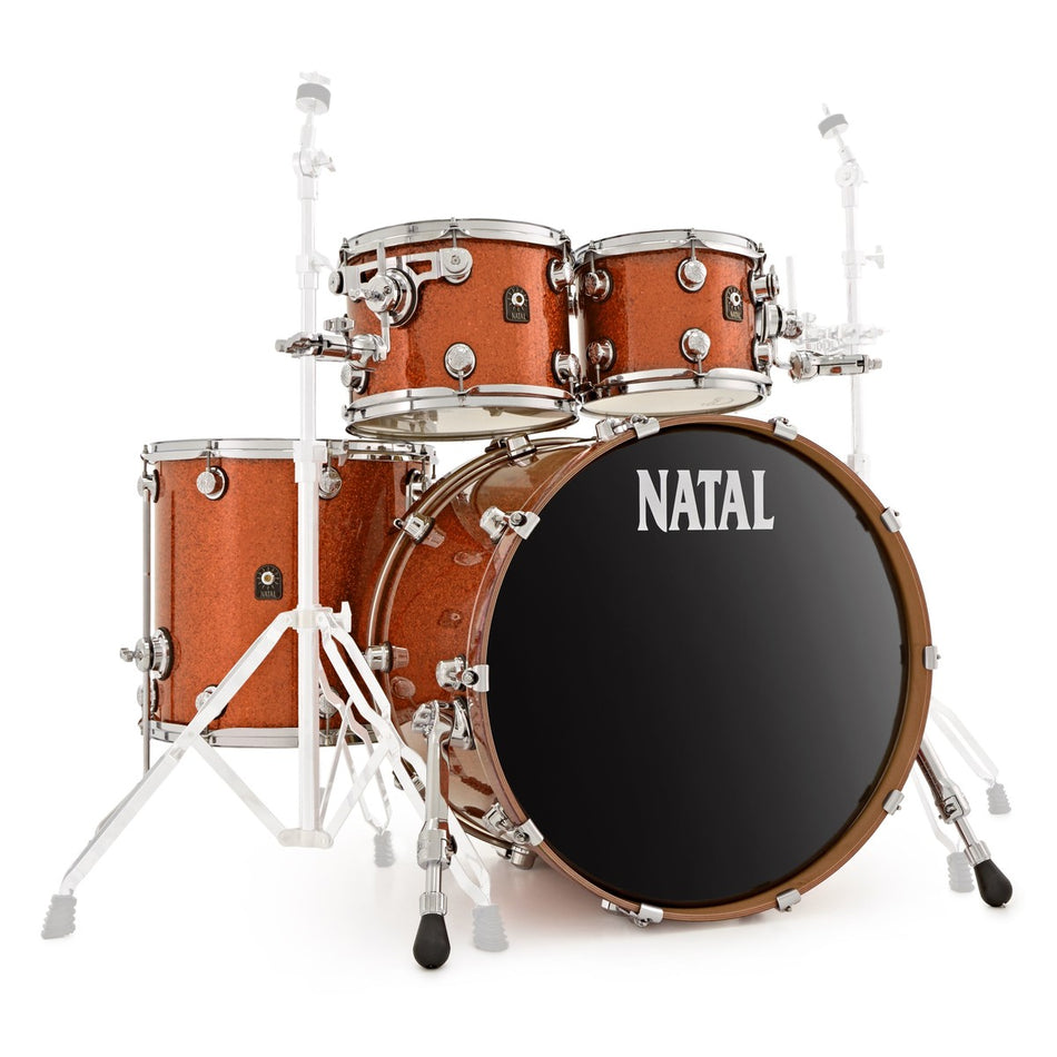 Natal Originals Maple 20" Drum Kit Copper Sparkle