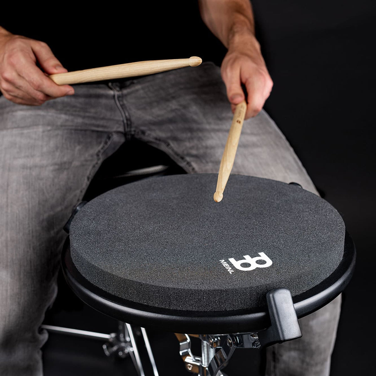 MEINL MARSHMALLOW 12IN PRACTICE PAD – BLACK - Into Music Store