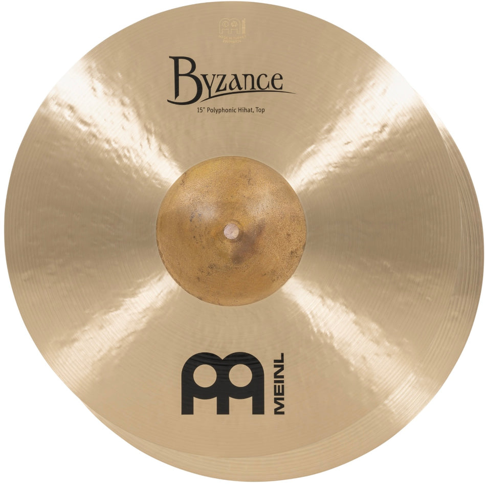 Meinl Byzance Traditional 15" Polyphonic Hi Hat Cymbals B15POH