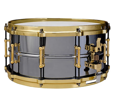 Ludwig Black Beauty Snare Drum | 14 x 6.5” - Gold Brass Hardware - Into Music Store