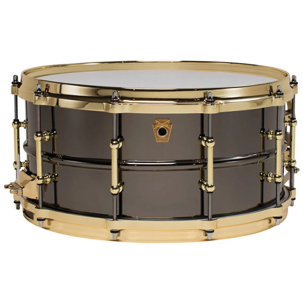 Ludwig Black Beauty Snare Drum | 14 x 6.5” - Gold Brass Hardware - Into Music Store