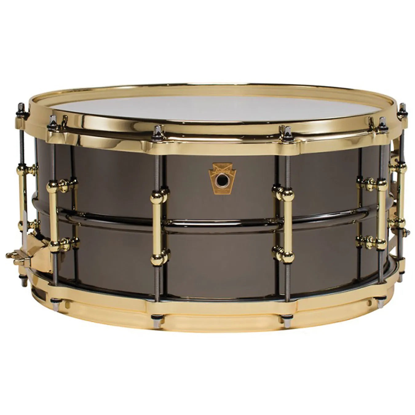 Ludwig Black Beauty Snare Drum | 14 x 6.5” - Gold Brass Hardware - Into Music Store