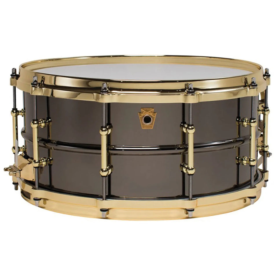 Ludwig Black Beauty Snare Drum | 14 x 6.5” - Gold Brass Hardware - Into Music Store
