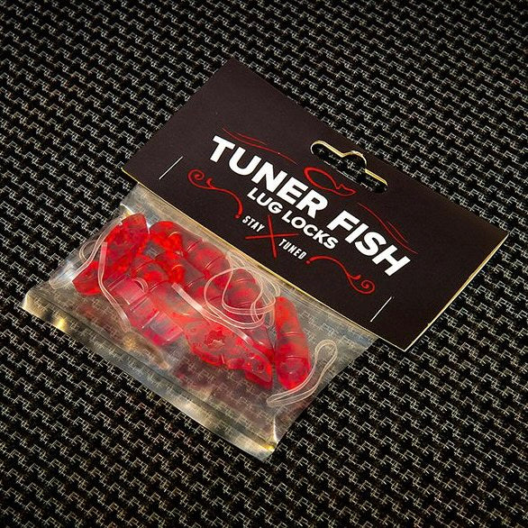 Tuner Fish Lug Locks Red 8 Pack - Into Music Store
