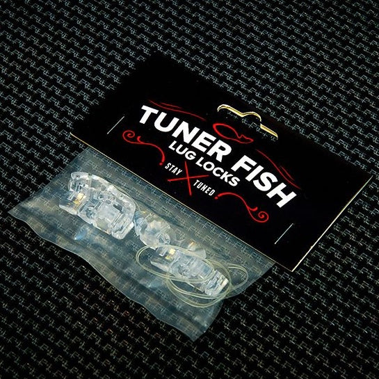 Tuner Fish Lug Locks Clear 4 Pack - Into Music Store