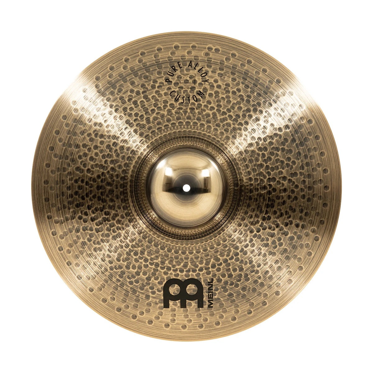 Meinl Pure Alloy Custom 22" Medium Thin Ride PAC22MTR - Into Music Store