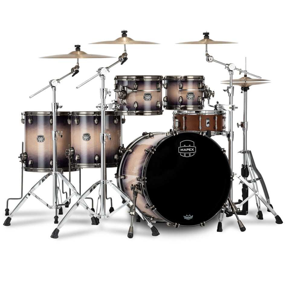 Mapex Saturn Evolution Studioease Drum Kit Shell Pack | 6pc 22" - Exotic Violet Burst - Into Music Store